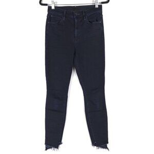 MOTHER‎ The Stunner Zip Two Step Fray Ankle Jeans Holding Hands USA MADE Size 26
